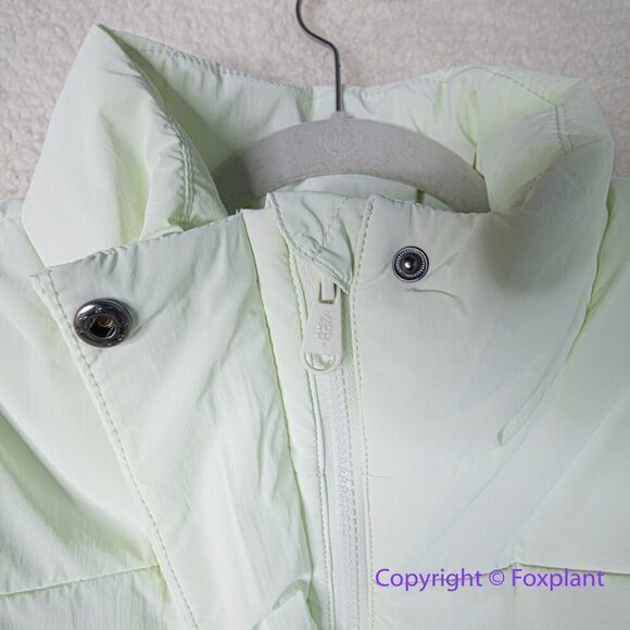 New! Free People Movement Sight Seein’ puffer vest in mint green, size S - Picture 10 of 16